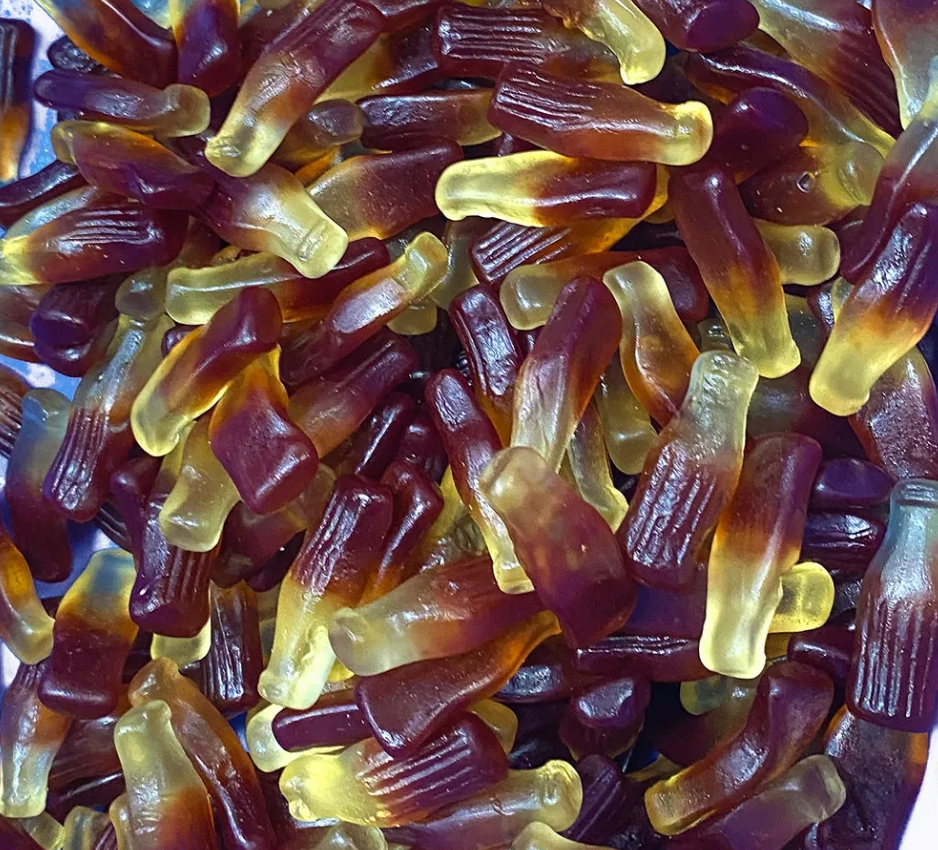 🥤 Gummy Cola Bottles – 100g Bag
