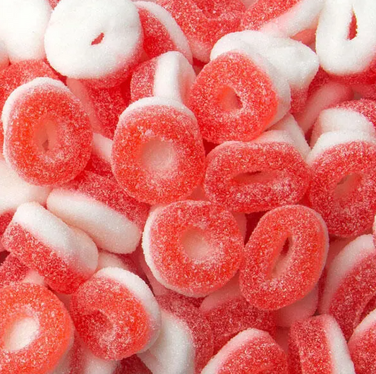 π Strawberry Rings β 100g Bag