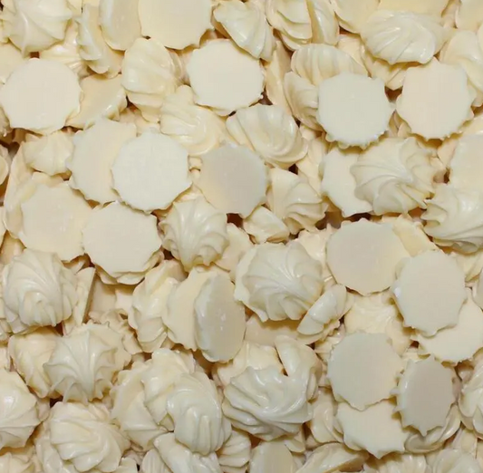 π€ White Chocolate Whirls β 100g Bag
