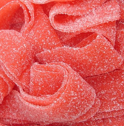 🍓 Sour Strawberry Straps - 100g Bag
